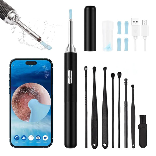 Limpiador de oídos con cámara